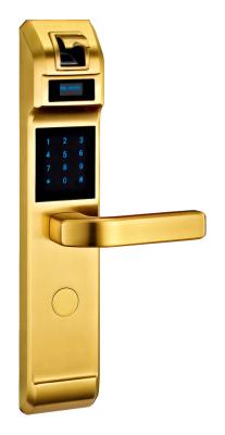 China Forged Brass Hotel and  Apartment Fingerprint Door Lock With SB Finish for sale