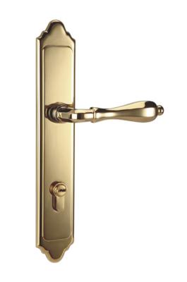 China Forged  Brass Door lock Handle For Entrance And Room Door Locks for sale