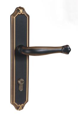 China Forged  Brass Door  Handle For Room and Entrance mortise Locks for sale