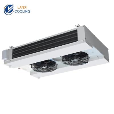 China Double Side Blow Unit Cooler Rooftop Evaporator Industrial Air Cooler For Vegetable Cold Storage for sale