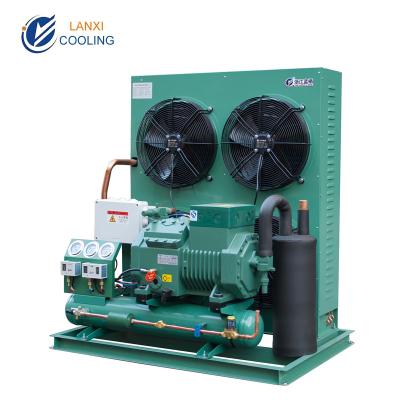 China Air Cooled Piston Semi-Hermetic Reciprocating Refrigeration Compressor Condensing Unit for Cold Storage Room for sale