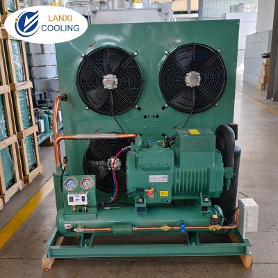 China Air Cooled Piston Semi-Hermetic Reciprocating Refrigeration Compressor Condensing Unit for Cold Storage Room for sale