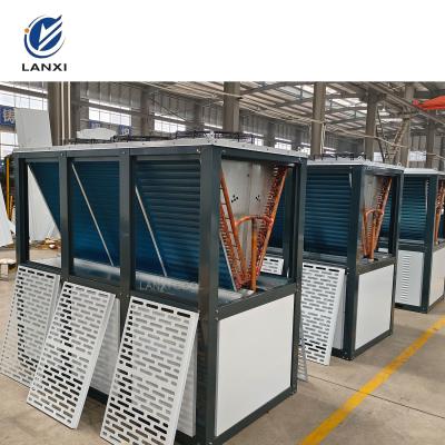 China up Flow Box Type Air Cooled Condenser for Cold Storage Equipment Condensing Unit Refrigeration System Unit for sale