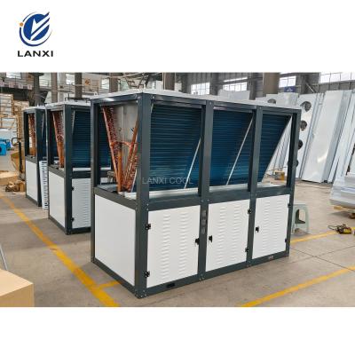 China Up Flow Box Type Air Cooled Condenser for Cold Storage Equipment Condensing Unit Refrigeration System Unit for sale