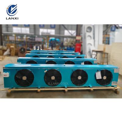 Китай Customized Copper Tube Aluminum Fin Embossed Aluminum Sheet Air-Cooled Condenser Fan Evaporator Refrigeration Equipment продается