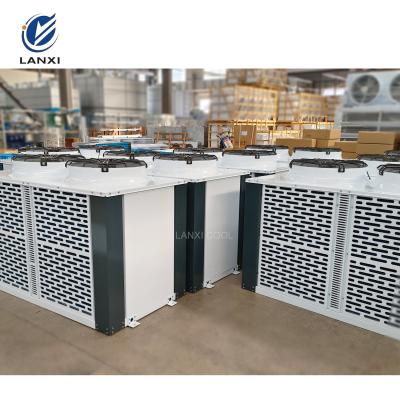 China Customized 8HP Horizontal Air Cooled Box Type Refrigeration Condensing Unit for Vegetable Cold Room Storage with Scroll Compressor for sale