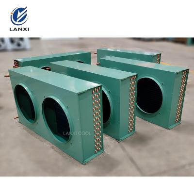 China Horizontal Air Blowing Commercial Refrigeration Unit Air Cooled Condenser for Refrigeration System for sale