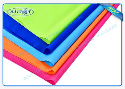 China Orange Blue Red Flame Retardant Nonwovens PP Spunbond Furniture Non Woven Fabric for sale