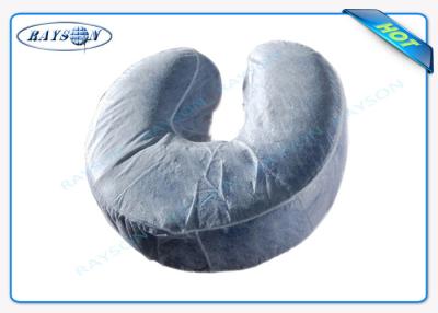 China U - Shaped Disposable Non Woven Fabric Bags Comfortable Neck Guard Non Woven Pillow Cover for sale