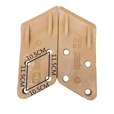 China Building Material Shops 201-70-74171 Excavator Bucket Side Cutter For Komatsu PC100 Knife Angle Plate 201-70-74181 for sale