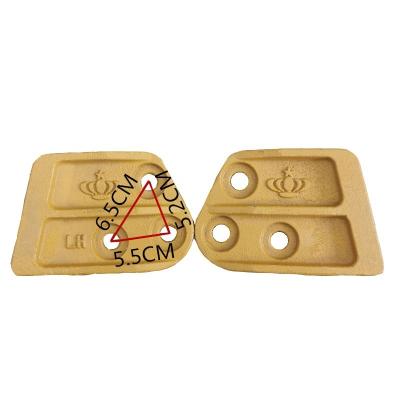 China Building Material Mini Excavator Bucket Side Cutter Stores For Kubota 15 20 30 Knife Angle Plate for sale