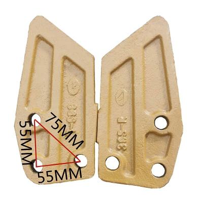 China Building Material Stores Mini Excavator Bucket Side Cutter Knife Angle Plate for sale