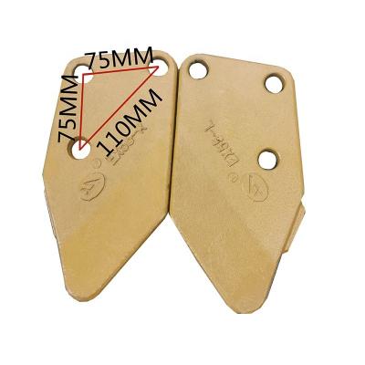 China Building Material Shops 3061851 Excavator Bucket Side Cutter For Hitachi 55 60 Knife Angle Plate 3061850 for sale