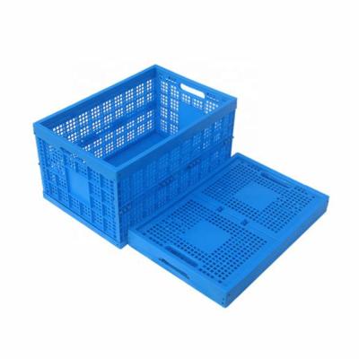 China collapsible & Folding Folding Durable Plastic Mesh Crates Mesh Plastic Containers Stackable from QS for sale