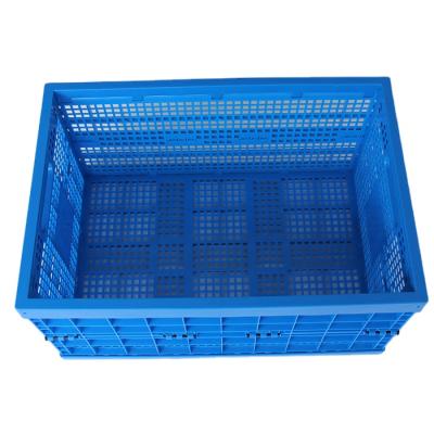 China collapsible & Wholesale Durable Stackable Collapsible Folding Collapsible Boxes Haosen Mesh 16 Quart Milk Crate Milk Container for sale