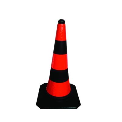 China Flexible Israel Traffic Cone Pe Traffic Cone Israel Standard 75cm Plastic PE Traffic Cone for sale