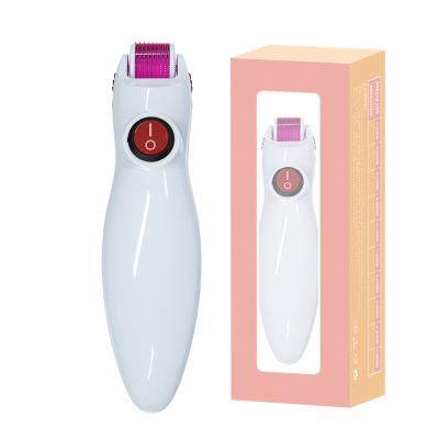 China Rohs Certificate Anti-Puffiness And Microneedle Therapy CE Skin Care Derma Roller Beauty Device Derma Micro Needle 0.5MM With Led Light for sale