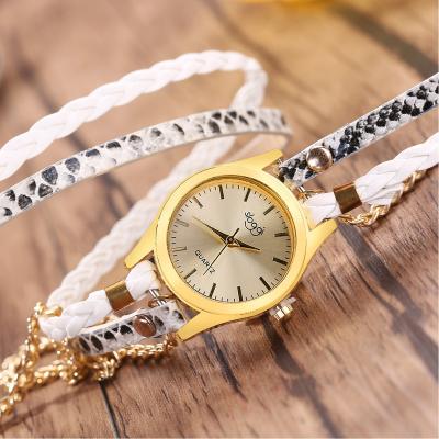 China Non-Specific Wholesale Fashion Women's Quartz Watch Retro Entangled Weave Bracelet Watches Quartz Wristwatches For Gift for sale