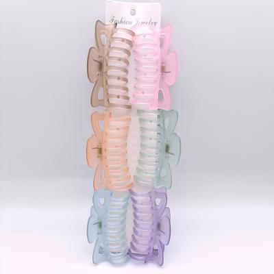 China Korean Fashion Plastic Resin Hair Claw Crab Claw Hair Clip Women Hair Accessories Claw Clip for sale