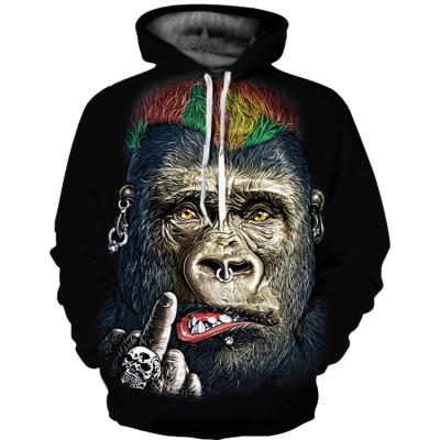 China Custom 3D Printing Pullover Hoodie Anti-Shrink Unisex Sweatshirt With Pocket Cosplay Anime Hoodie for sale