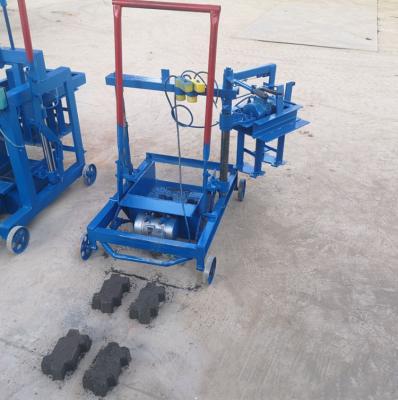 China Building Material Stores Small Concrete Hollow Block Making Machine Price Cement Brick Making Machine For Sale for sale