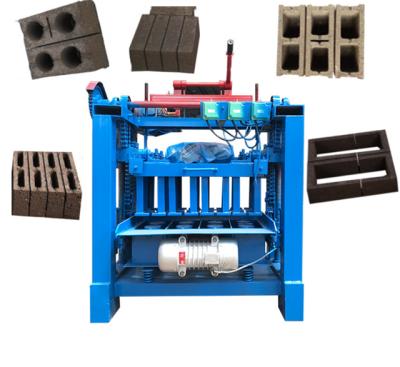 China Building Material Shops New Technology Hydraulic Concrete Cement Cavity Block Paver Interlocking Brick Making Machine For Sale for sale