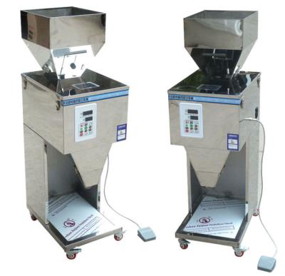 China Semi Automatic Rice Filling Machine Granule/Food Nuts/Small Pouches Filling Weight Packing Machine for sale