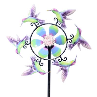 China Iron guaranteed suitable price quality 3d metal garden decor garden decoration outdoor wind spinners garden ornaments for sale