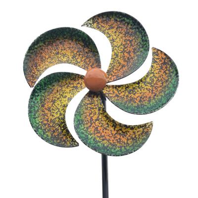 China Hot Selling Iron Good Quality Garden Decoration Decor Garden Wind Spinners Windmill Outdoor Garden for sale