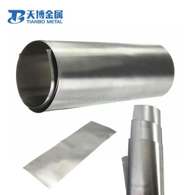 China ASTM B265 gr2 industrial titanium foil titanium coil for medical implant for sale