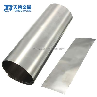 China Factory supply high quality high temperature 0.25mm thickness tungsten foil for high temperature furnaces for sale