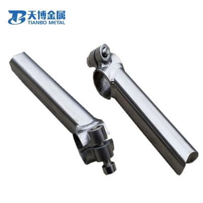 China The lightest bicycle titanium grip bar ends,titanium metal grip barends manufacturer baoji tianbo company for sale