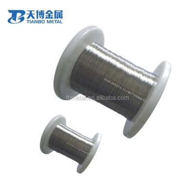 China Baoji Factory Customized Product Best Quality 99.9% Pure Titanium Gr2 Wire Corrosion Resistance Of Medical Device Acids And Alkalis for sale