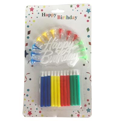 China Celebrate Any Day Special Hot Sale Best Quality Colorful Happy Birthday Cake With Candle for sale