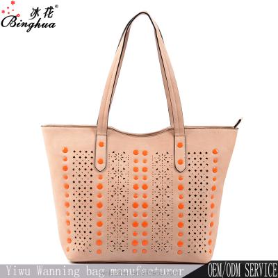 China Hollow out bags A-183 2018 popular distributors fashion trend cheap designer Wholesale Leather Handbags for USA for sale