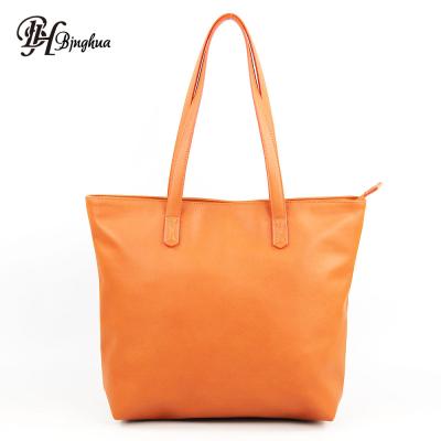 China Durable Large Capacity Totes Women Handbags Fashion Women PU Bags Refine Leather Tote Bags for sale