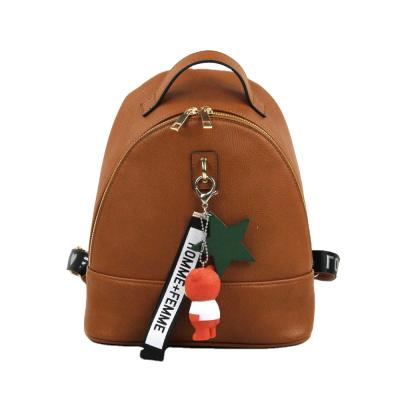 China Korea New Style Fashion Waterproof Vintage Cute Leather Backpacks For Girls Women Travel School Backpacks for sale