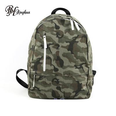 China Camouflage School Pattern Waterproof Backpack 600D Nylon Polyester Waterproof Military Backpack for sale