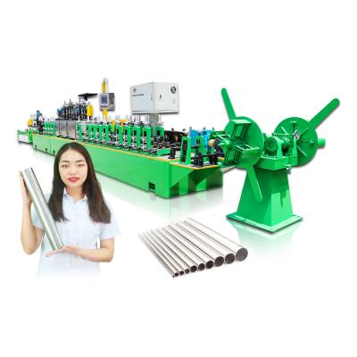 China energy supply decorative galvanize/ss pipe welding machine iron pipe making machine pipe fabrication machine price for sale