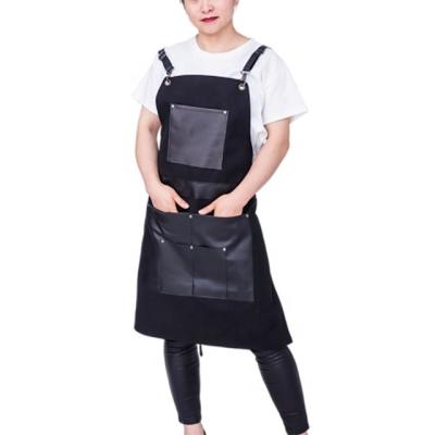 China SunYue Barber Denim Apron Cape For High Quality Adjustable Chef Apron Work Apron for sale