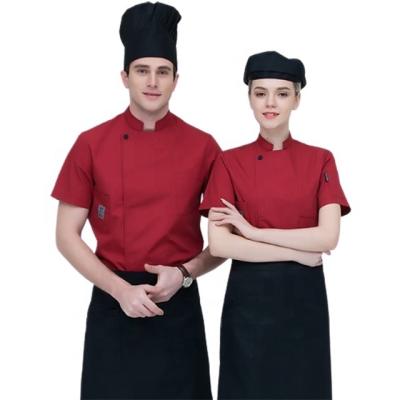 China US Market Custom Made SunYue Chef Coat Men Chef Uniform Jacket Design For Cotton Breathable White Chef Uniform for sale