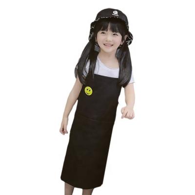 China SunYue Painting Clothes Factory SunYue Painting Apron Kindergarten Poly Cotton Apron Korean Direct Adjustable Kids Apron for sale