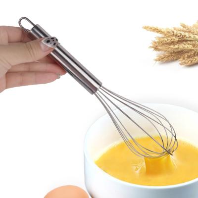 China Stocked Hot-selling Stainless Steel Kitchen Egg Beater Multifunctional Manual Egg Beater for sale