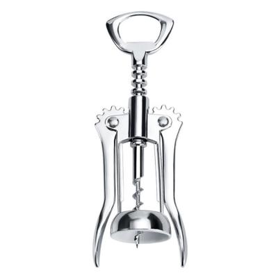 China Zinc Alloy Silver Plated Corkscrew Set Red Wine Bottle Opener Premium for sale