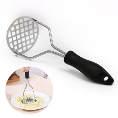 China Sustainable Premium Kitchen Metal Pressure Potato Masher Stainless Steel Potato Crusher for sale