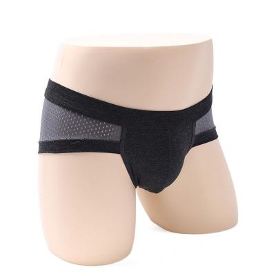 China Breathable Mesh Modal Men's Underwear Men&'s Plus Size L-3Xl Size L-3Xl U-Pocket Underwear Briefs Comfortable Male Solid Man Underwear for sale