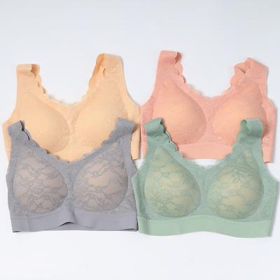 China Breathable QUICK DRY women's bra soft wireless ladies ultra-thin sexy underwear bras 3/4 cup A B cup female bra lingerie for sale