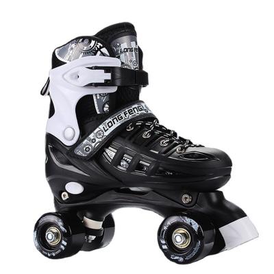 China Aggressive Skate Shoes Mens PU Roller Skates Custom Logo Adjustable Size Roller Derby 905 for sale