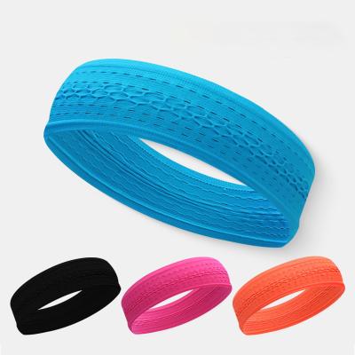 China Wholesale Eco-friendly Elastic Headband With Mesh Sports Headband Breathable Cotton Yoga Headband Running Gym for sale