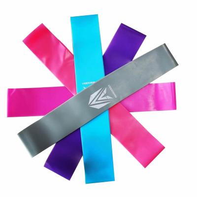 China Wholesale Yoga Customize Workout Yoga Booty Fitness Elastic Latex Resistance Bands Stretch Exercise Hip Bands Circle for sale